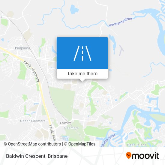 Baldwin Crescent map