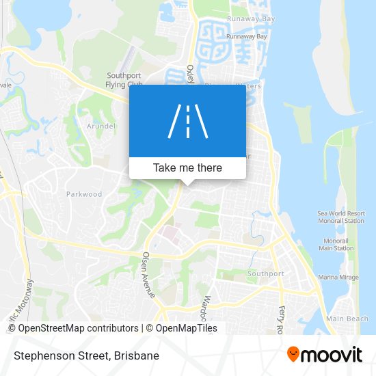 Stephenson Street map