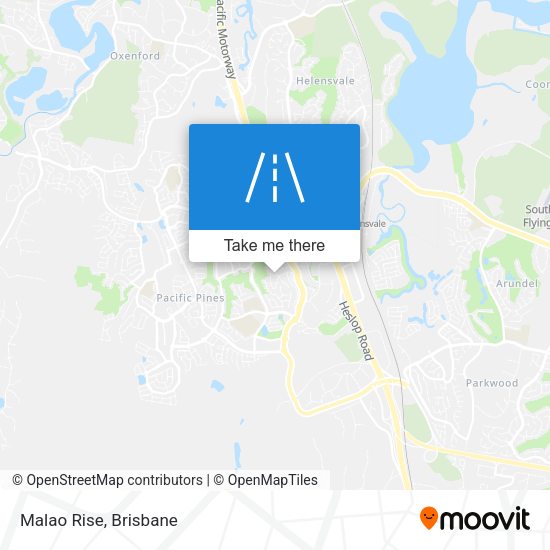 Malao Rise map