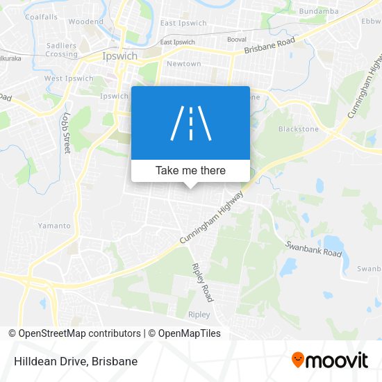 Hilldean Drive map