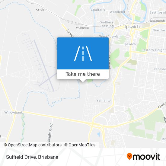 Suffield Drive map