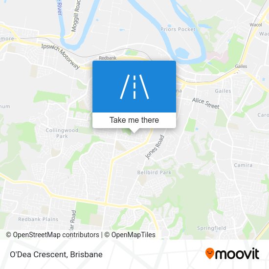 O'Dea Crescent map