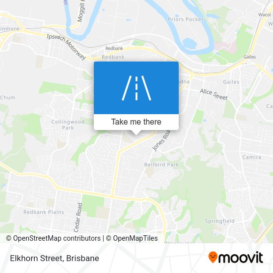 Elkhorn Street map