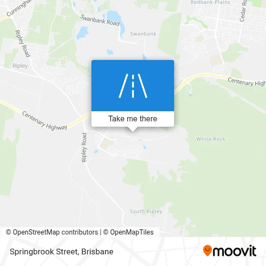 Mapa Springbrook Street