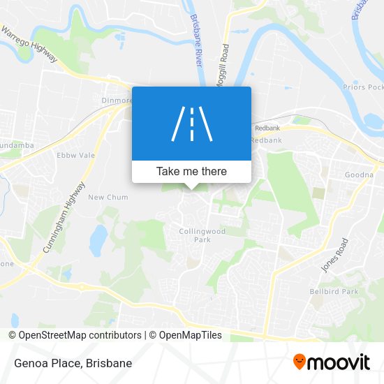 Genoa Place map