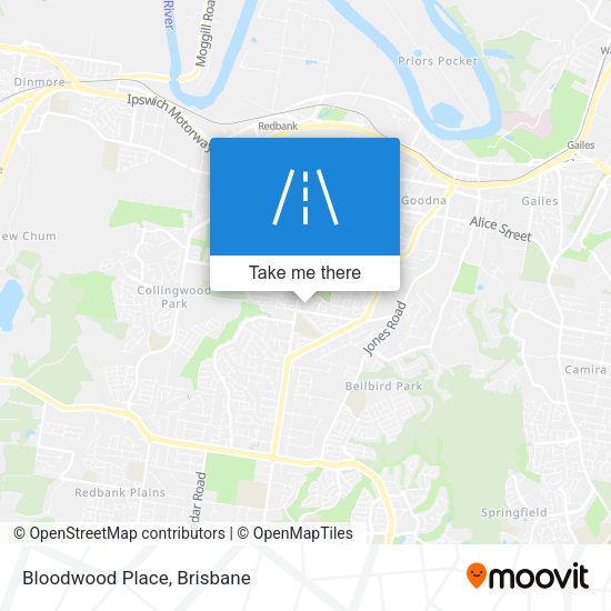 Bloodwood Place map