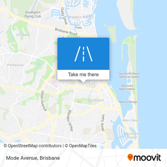 Mode Avenue map