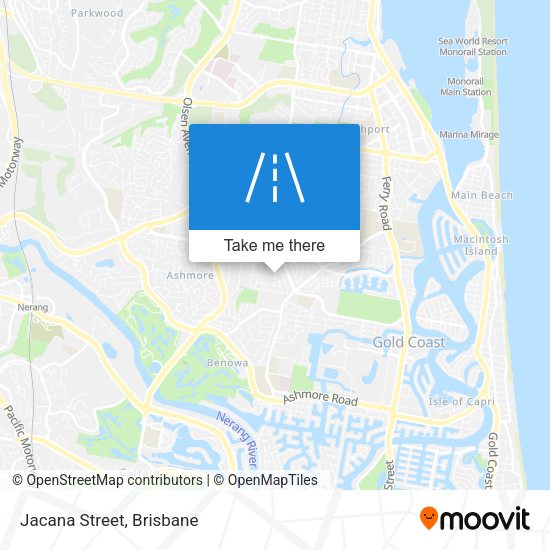 Jacana Street map