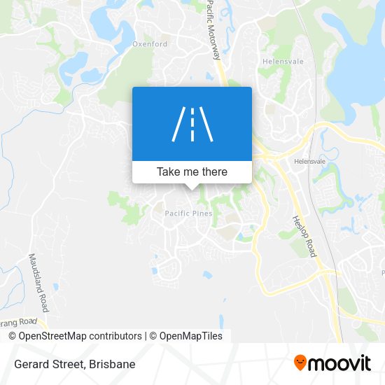 Gerard Street map