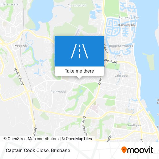Captain Cook Close map
