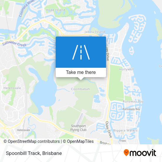 Spoonbill Track map