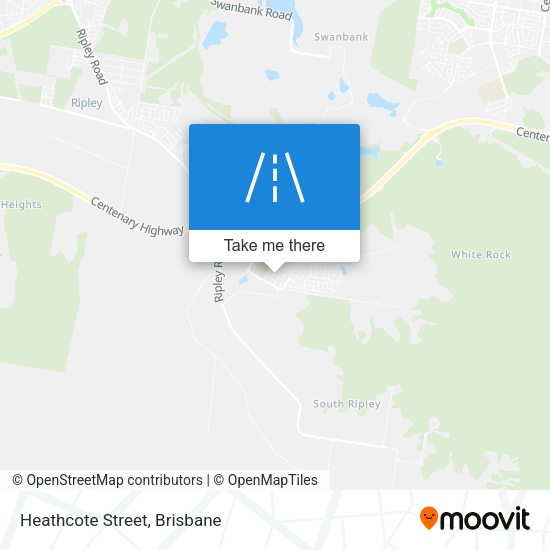 Heathcote Street map