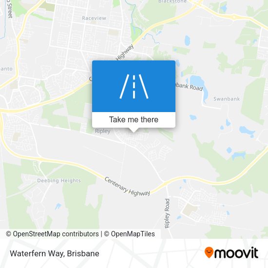 Waterfern Way map