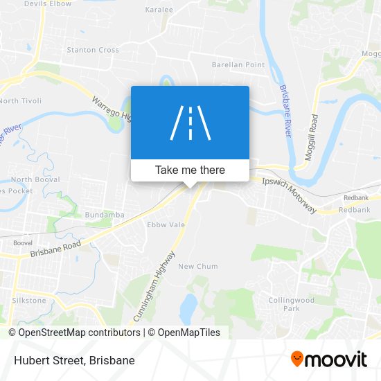 Hubert Street map