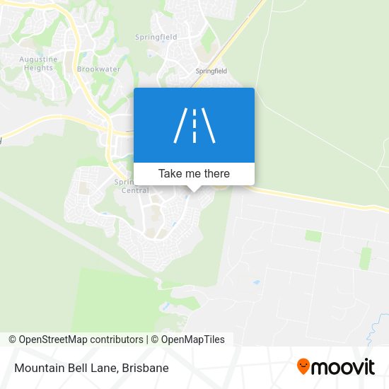Mountain Bell Lane map