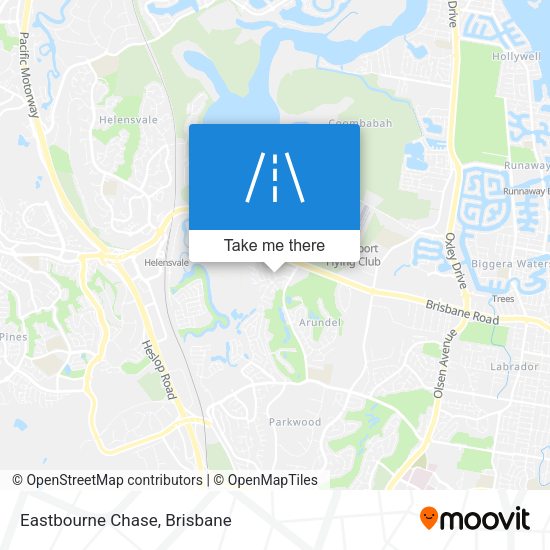 Eastbourne Chase map