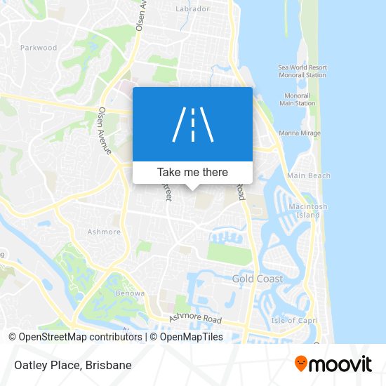 Oatley Place map