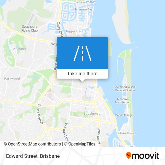 Edward Street map