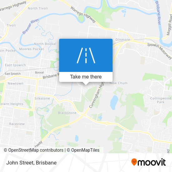 John Street map