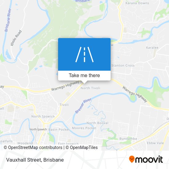 Vauxhall Street map
