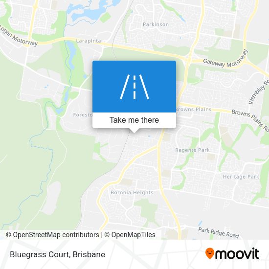 Bluegrass Court map