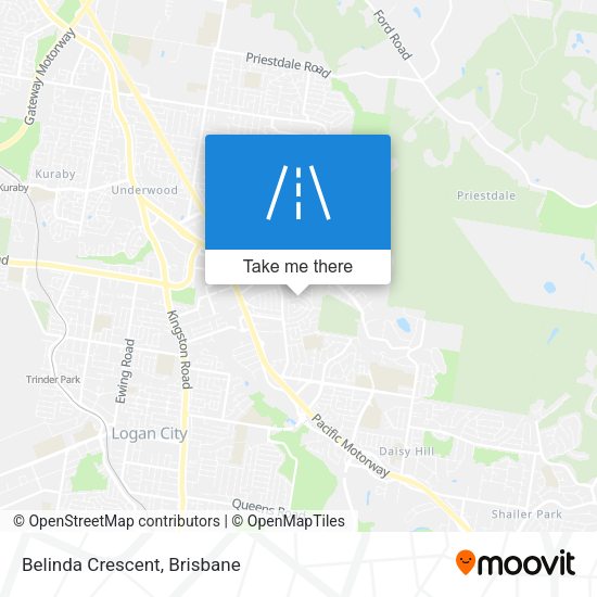 Belinda Crescent map