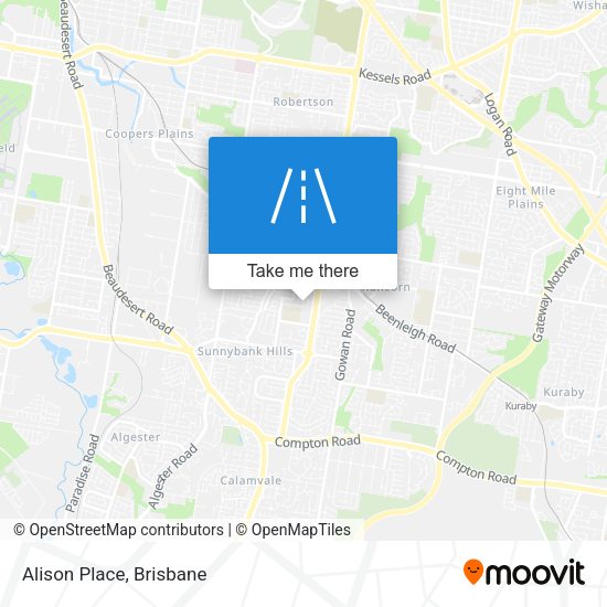 Alison Place map