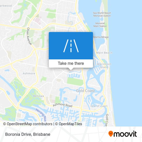 Boronia Drive map