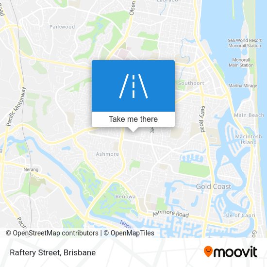 Raftery Street map