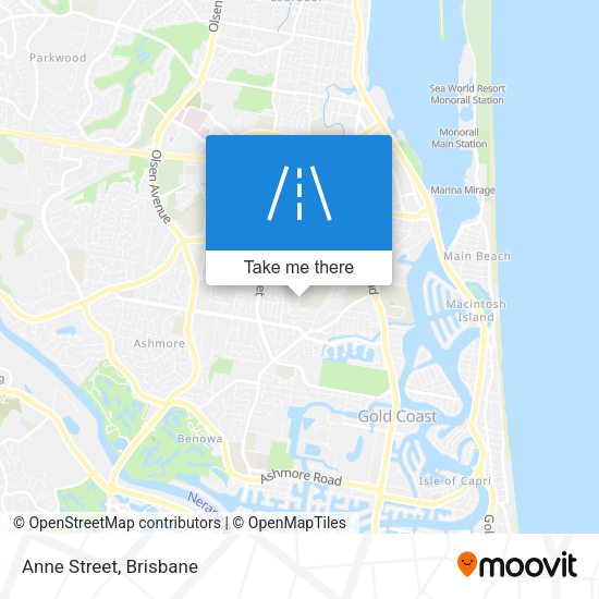 Anne Street map