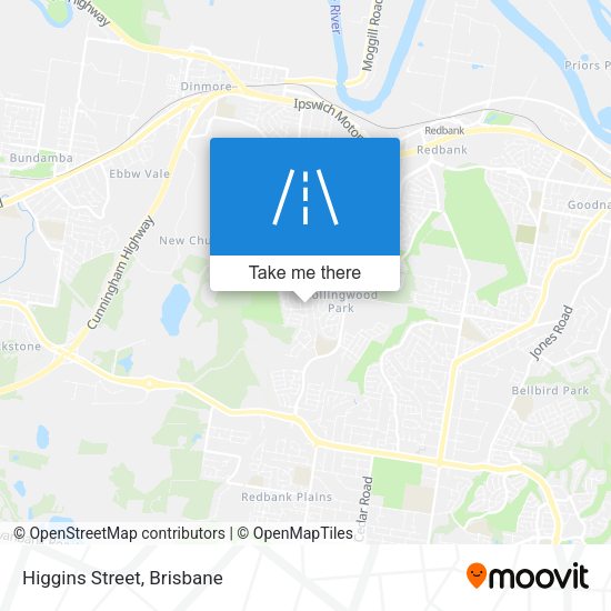 Higgins Street map