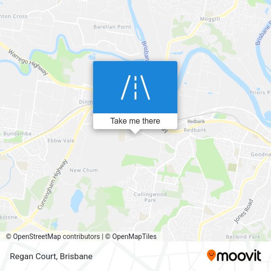 Regan Court map
