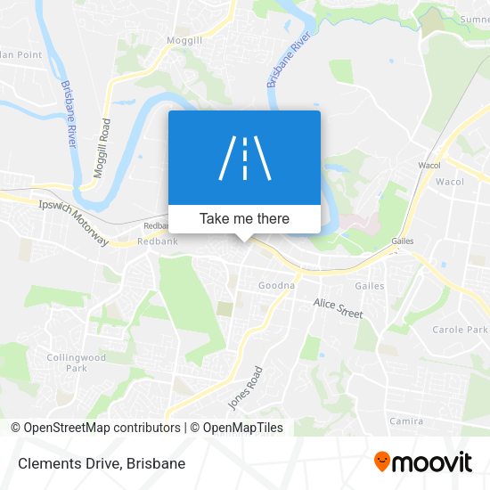 Clements Drive map