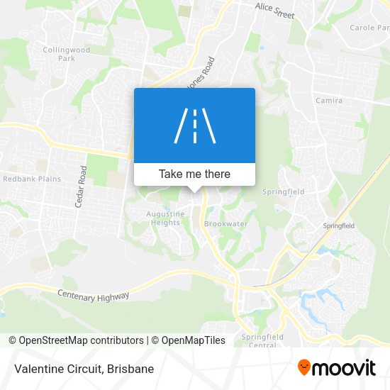 Valentine Circuit map