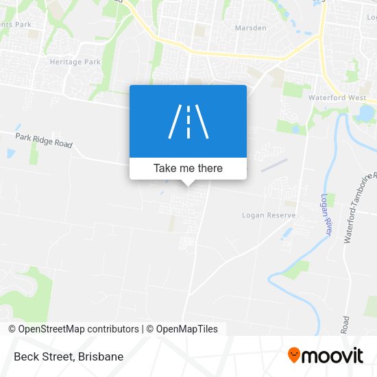 Beck Street map