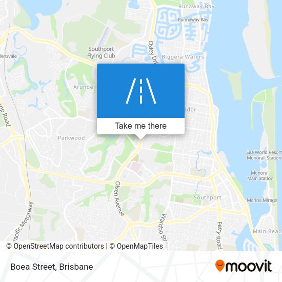 Boea Street map