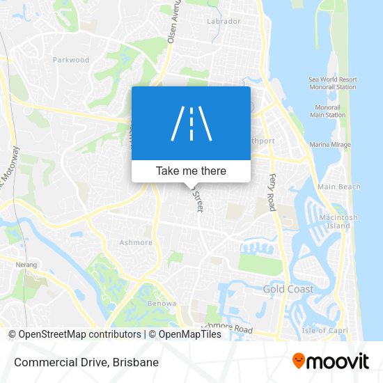 Commercial Drive map
