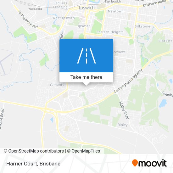 Harrier Court map