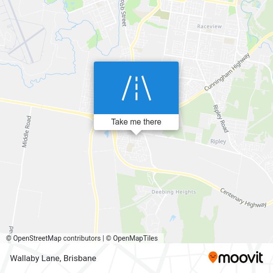 Wallaby Lane map