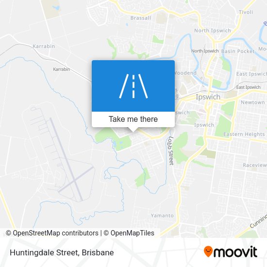 Huntingdale Street map
