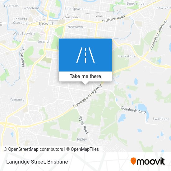 Langridge Street map