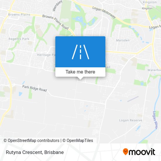 Rutyna Crescent map