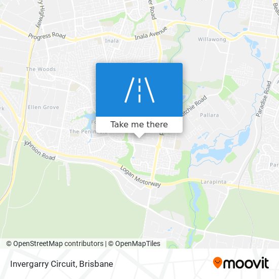 Invergarry Circuit map