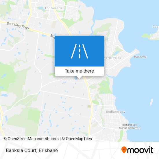 Banksia Court map