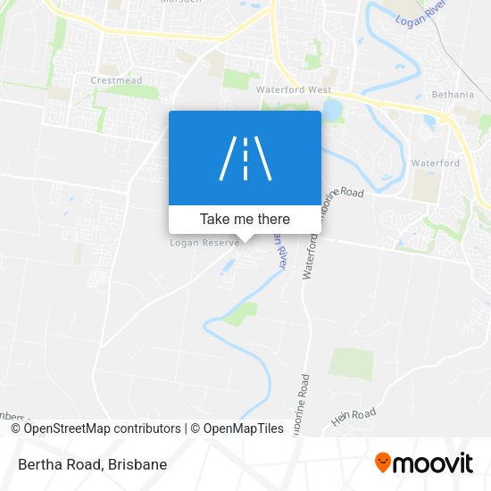 Bertha Road map