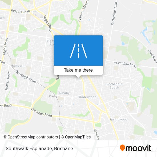 Southwalk Esplanade map