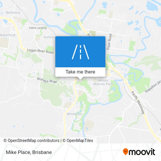 Mike Place map
