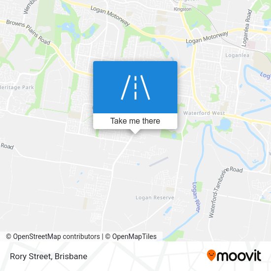 Rory Street map