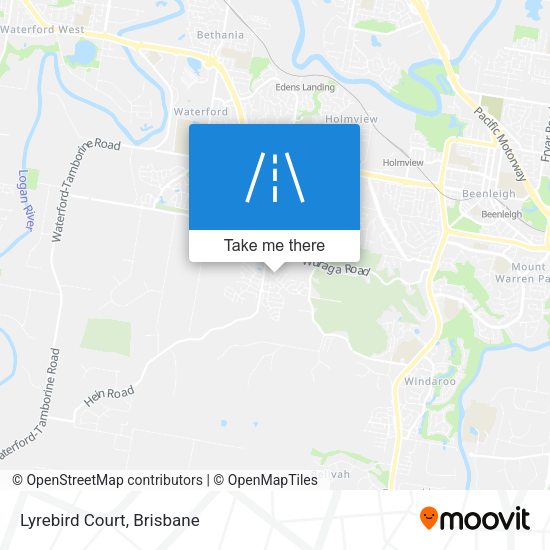 Lyrebird Court map