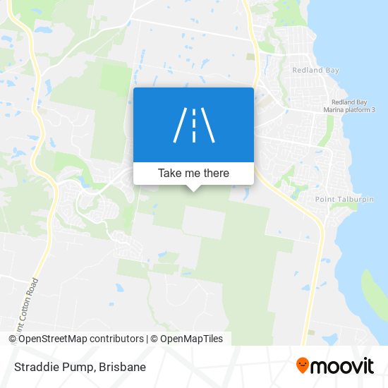 Straddie Pump map